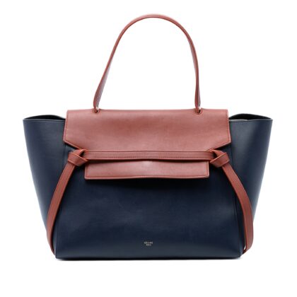 Mini Bicolor Smooth Calfskin Belt Bag
