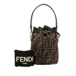 Mini Quilted Silk FF 1974 Mon Tresor Bucket Bag