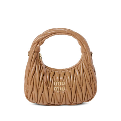 Miu Miu Wander Matelassé Nappa Leather Bag