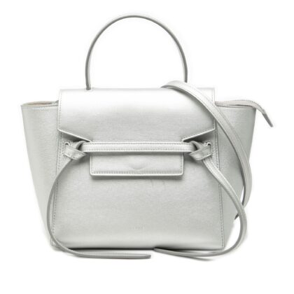 Nano Laminated Calfskin Belt Bag