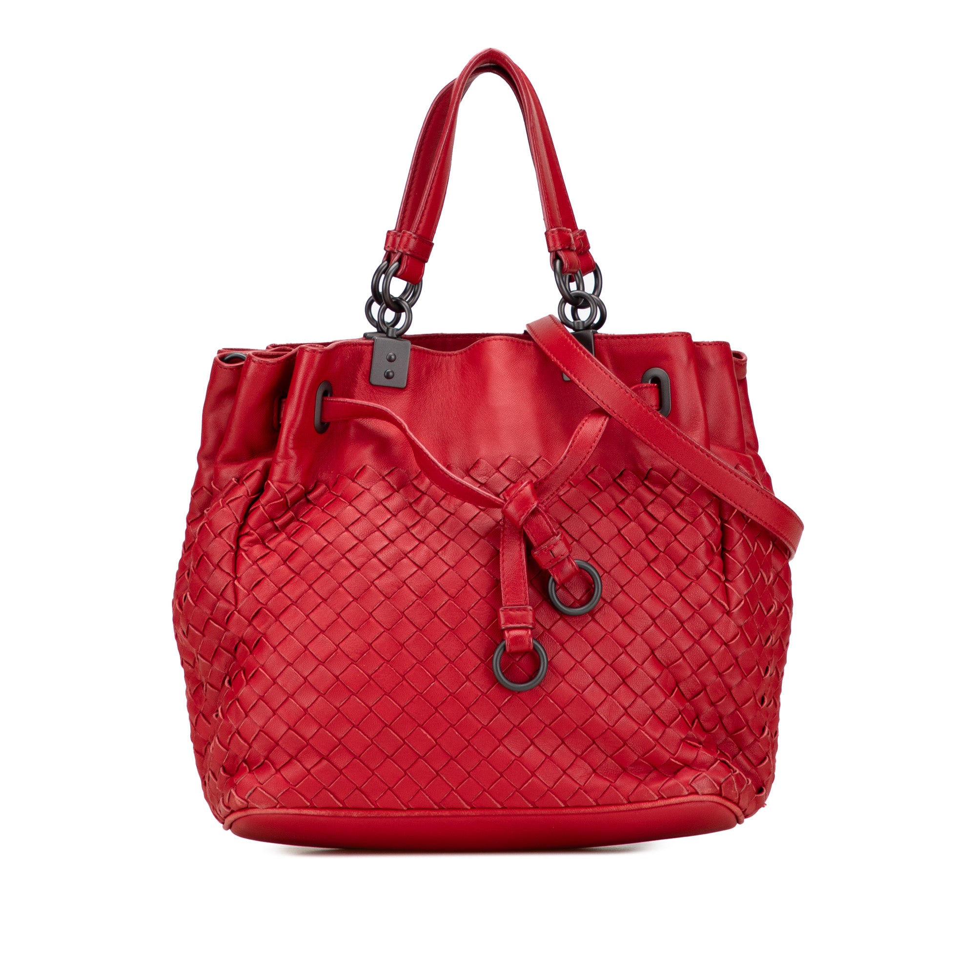 Nappa Intrecciato Bucket Bag
