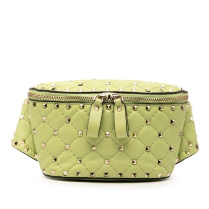 Nappa Rockstud Spike Belt Bag