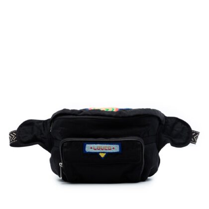 Nylon 80s Patch Convertible Belt Bag