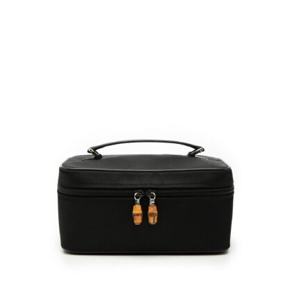 Nylon Bamboo Vanity Bag