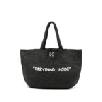 Off-white Jitney Woven-design Tote Bag