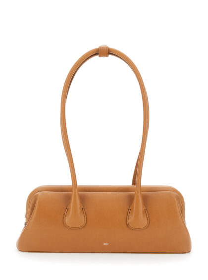 Osoi Shoulder Bag Boat Wide Mini with Round Handles in Brown Leather for Women Cow - Women