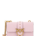 Pinko Crossbody Mini Love Bag Icon with Pink Leather Logo Patch for Women Polyurethane Shoulder - Women