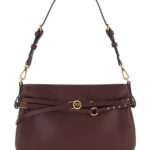Pinko Shoulder Bag Belt Mini Soft Calf Bordeaux in Leather Women - Women