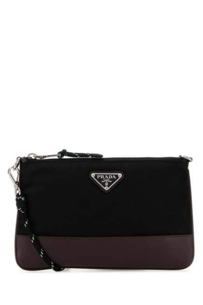 Prada Black Fabric Crossbody Bag Nero Cover - Men