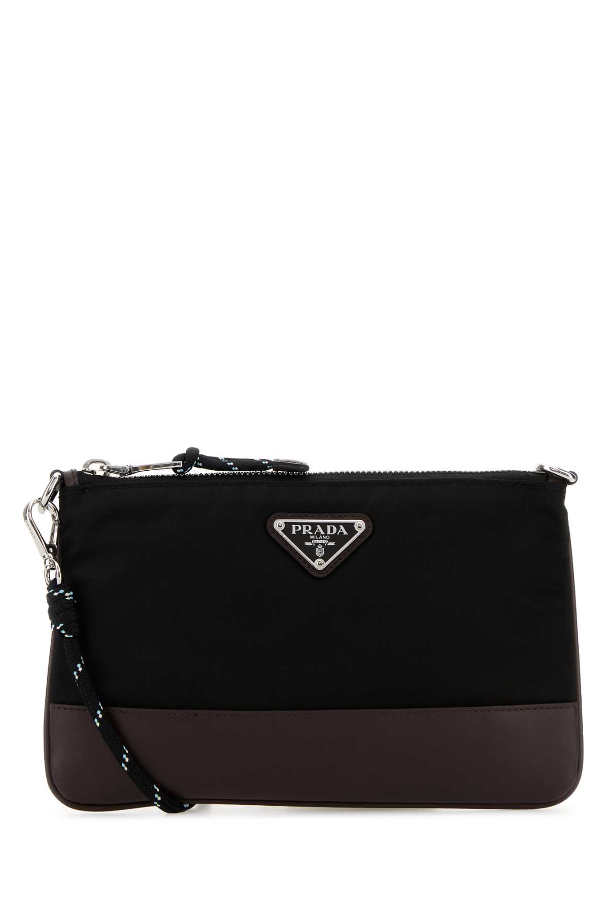 Prada Black Fabric Crossbody Bag Nero Cover - Men