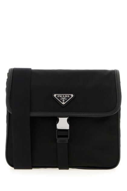 Prada Black Re-Nylon Crossbody Bag Nero Recycledpolyamide-calfleather Borse A Tracolla - Men