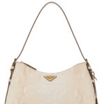 Prada Ivory Leather Aimãe Shoulder Bag Sabbia Borse A Mano - Women