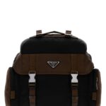 Prada Two-Tone Re-Nylon Crossbody Bag Nero+bruciato 1 Borse A Tracolla - Men