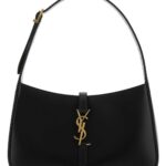 Saint Laurent Black Leather Le 5 Ã 7 Shoulder Bag 1000 Calf Skin Borse A Mano - Women