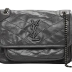 Saint Laurent Charcoal Grey Niki Crossbody Bag