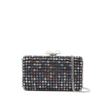Self-portrait Chainmail Crystal-embellished Mini Clutch Bag