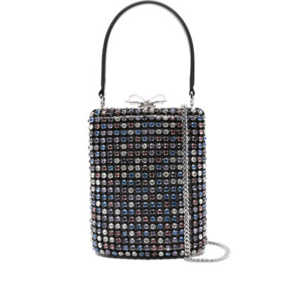 Self-portrait Crystal-embellished Mini Tote Bag