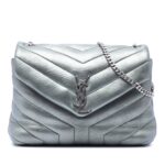 Small Matelasse Metallic Calfskin Monogram LouLou Shoulder Bag