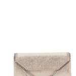 Stella McCartney Falabella Wallet With Eco Shiny Chain Pink Polyester For Women Crossbody Bags - Women