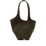 The Attico Medium La Scoop Suede Top-handle Tote Bag