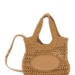 Tod's Crossbody Bag Rafia with Raffia Details Beige Women Viscose - Women