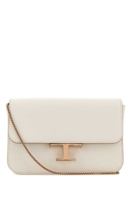 Tod's Ivory Leather Micro Crossbody Bag Bianco Calce Borse A Mano - Women