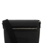 Tom Ford Black Leather Small Traveller Crossbody Bag Borse A Tracolla - Men