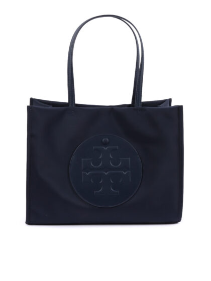 Tory Burch Ella Small Tote Blue Bag - Women