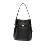 Toteme Belted Leather Bucket Bag
