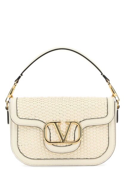 Valentino Garavani Ivory Leather Alltime Shoulder Bag Borse A Mano - Women