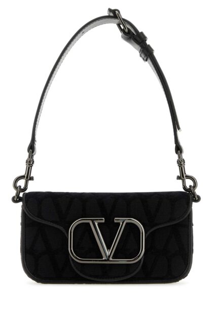 Valentino Garavani Toile Iconographe Mini Locã² Shoulder Bag Nero Borse A Mano - Men