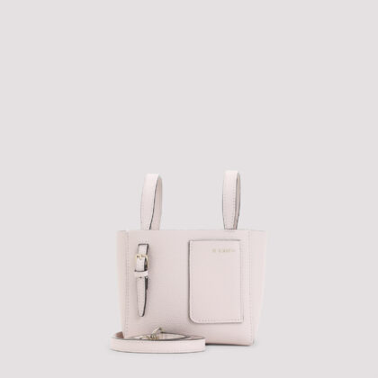 Valextra Bucket Mini Shoulder Bag Nude & Neutrals Calf Leather - Women