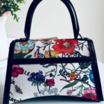 x Balenciaga Hacker Project Flora canvas Hourglass bag