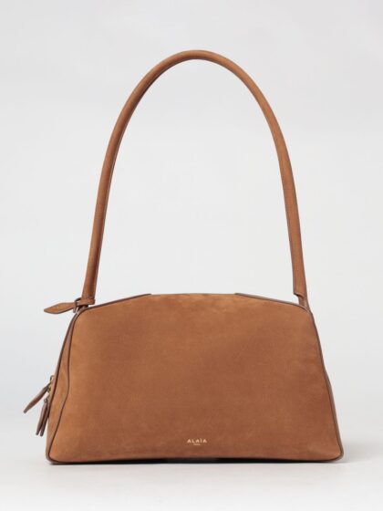 ALAÏA Shoulder Bag Woman color Cocoa
