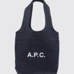 A. P.C. Tote Bag Woman color Indigo