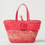ARMANI EXCHANGE Tote Bag Woman color Coral