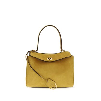 Balenciaga Beige Calf Leather Bos Taurus Handbag Bag - Women