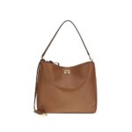 Balenciaga Beige Calf Leather Bos Taurus Shoulder Bag - Women