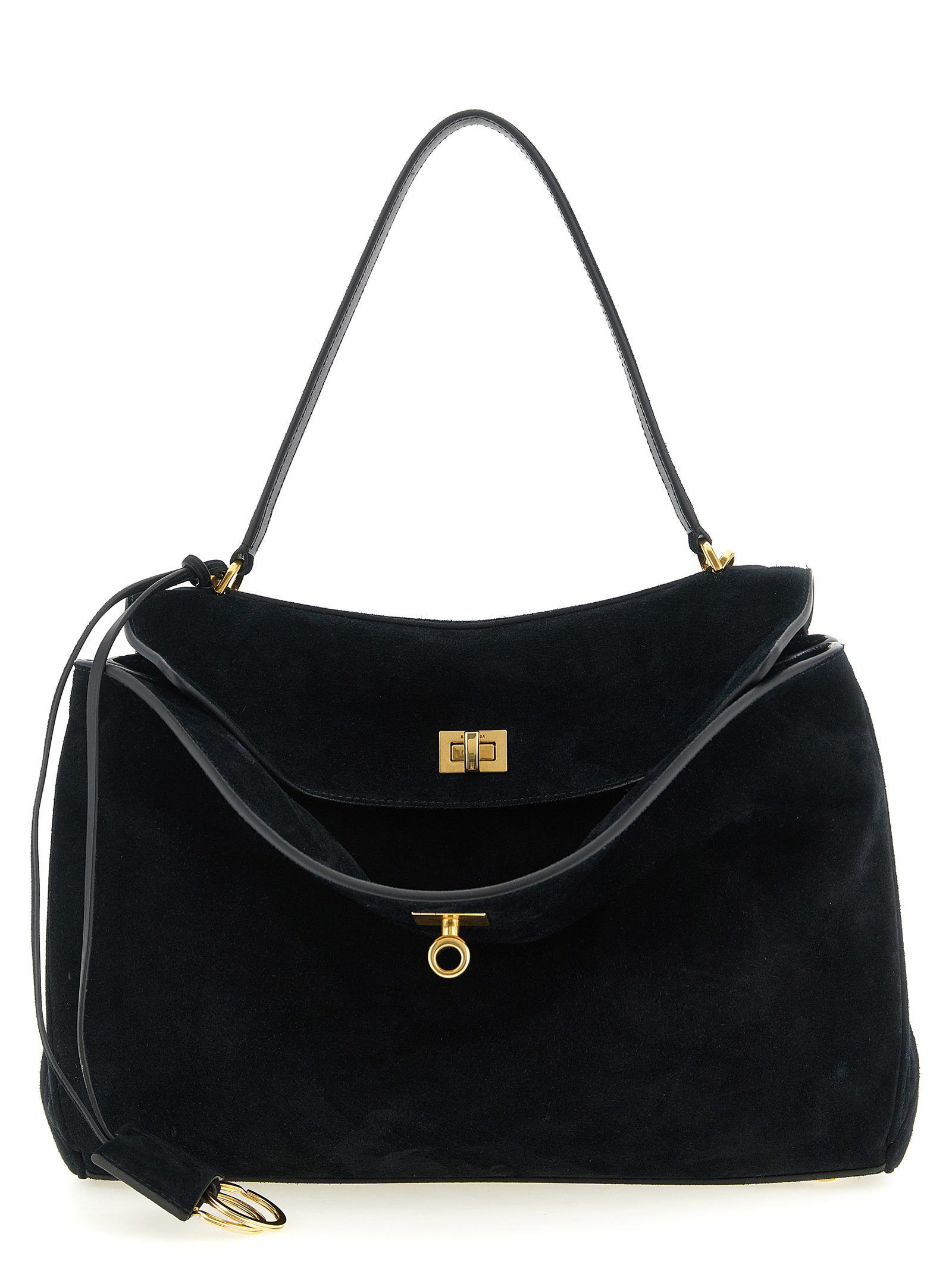 Balenciaga Black Calfskin Handbag Bag - Women