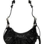 Balenciaga Black Lamb Leather Crossbody Bag - Women