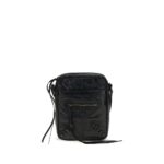Balenciaga Black Lamb Ovis Aries Shoulder Bag - Men