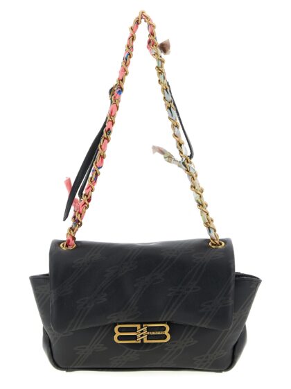 Balenciaga Black Leather Shoulder Bag - Women