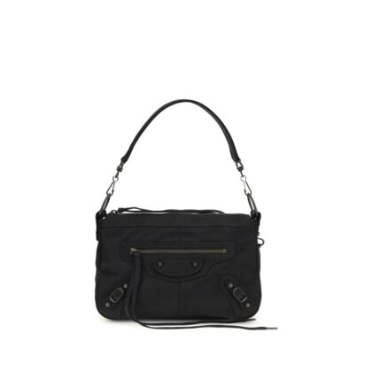 Balenciaga Black Polyamide Shoulder Bag - Men