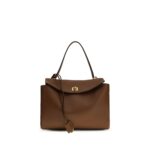 Balenciaga Brown Calf Leather Bos Taurus Shoulder Bag - Women
