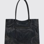 BALENCIAGA Le City Arena Leather Tote Bag