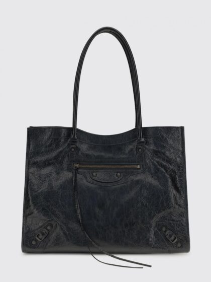 BALENCIAGA Le City Arena Leather Tote Bag
