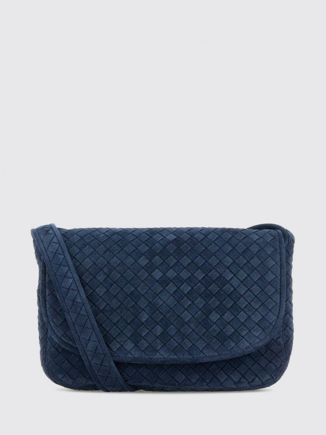 BOTTEGA VENETA Shoulder Bag Men color Blue