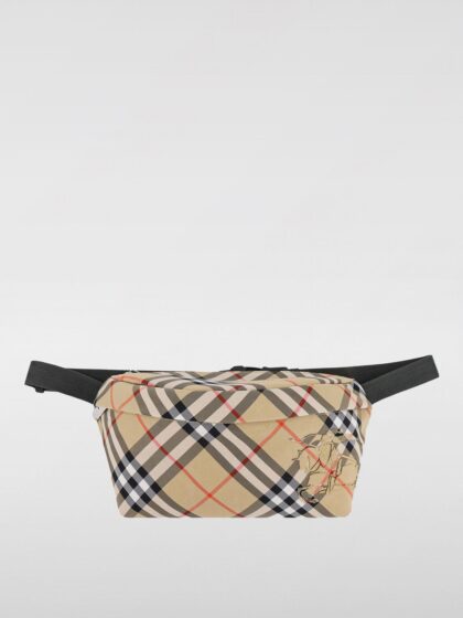 BURBERRY Belt Bag Men color Earth