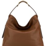 Caramel Leather Large Gucci Beatrix Shopping Bag Sundial Borse A Mano - Women