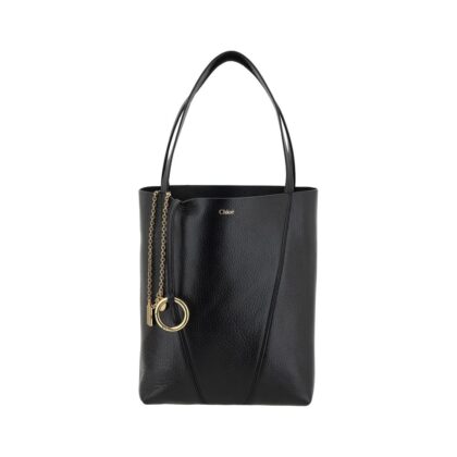 Chloé Black Calf Leather Bos Taurus Shoulder Bag - Women